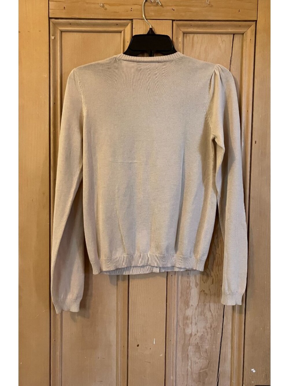 Ralph Lauren Polo Womens Vintage 90s Argyle Cardigan Sweater Small Beige FA NWOT - Picture 10 of 12